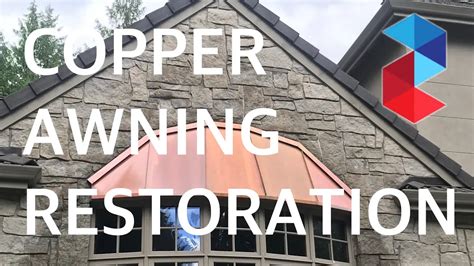 copper awning cleaning